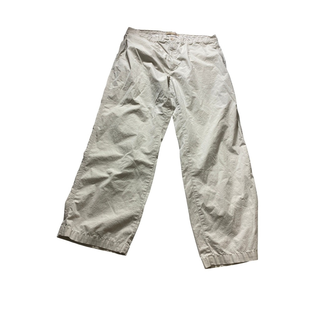 Beige Khaki Wide Leg Pants Womens Relaxed Fit Casual Chinos